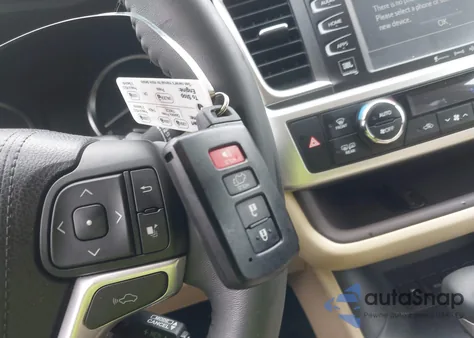 2016 Toyota Highlander Limited Platinum V6 from USA, damaged, VIN 5TDDKRFH4GS237563